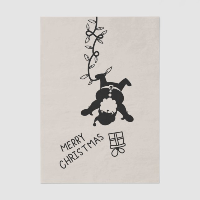 Papel De Seda Santa Distribution Gifts (Frente )