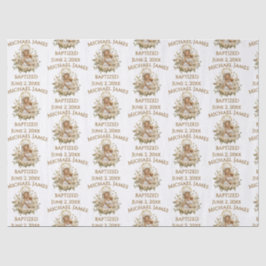 Papel De Seda Santa Maria com Jesus Cristo Batismo