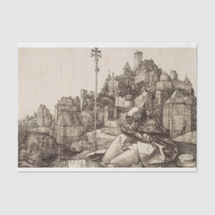 Papel De Seda Santo Antônio Lendo por Albrecht Durer