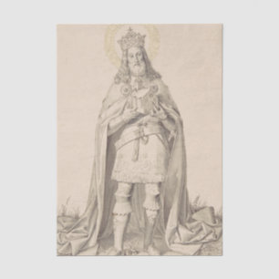Papel De Seda Santo Henrique II, o Imperador Romano-Germânico