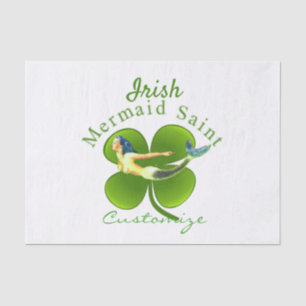 Papel De Seda Santo Mermaid irlandês Thunder_Cove
