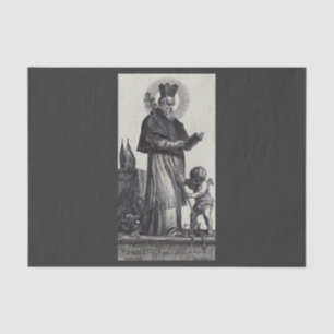 Papel De Seda Santo Patrick Bispo e Confessor