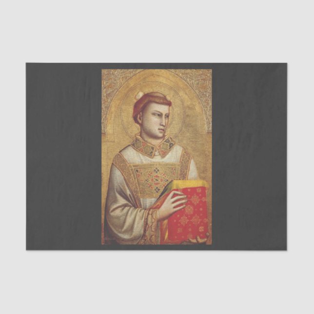 Papel De Seda Santo Stephen por Giotto (Frente )