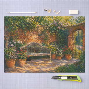 Papel De Seda Santuário do Sussurro do Gato – Retrato de Solidão