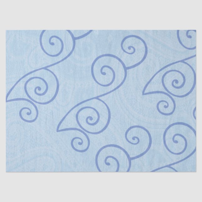Papel De Seda Sapo Feliz Em Primavera AZUL (Frente )