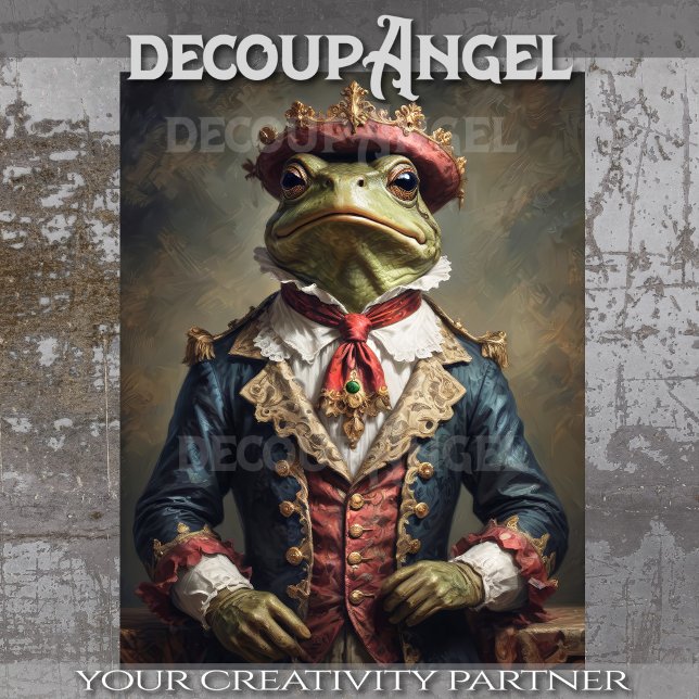 Papel De Seda Sapo Real - Decoupage- (Criador carregado)