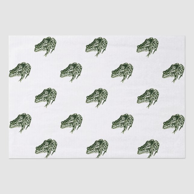 Papel De Seda Sapo Verde (Frente )