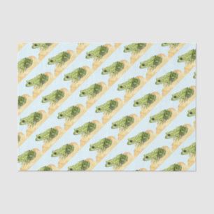 Papel De Seda Sapo Verde