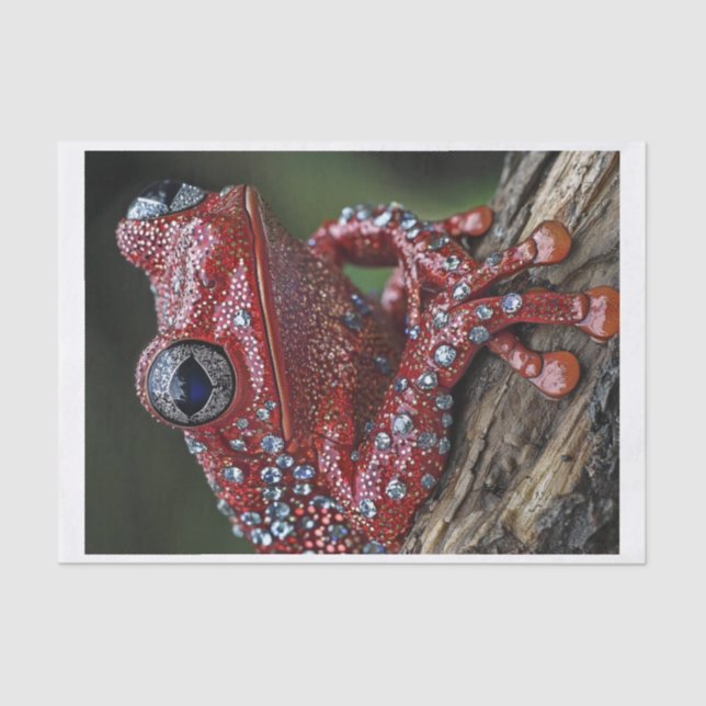 Papel De Seda Sapos e Ouros6 (Frente )