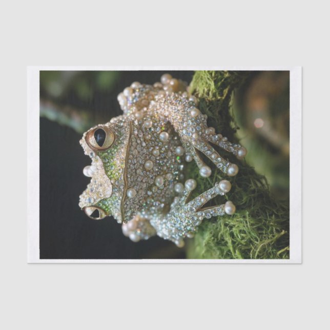 Papel De Seda Sapos e Ouros9 (Frente )