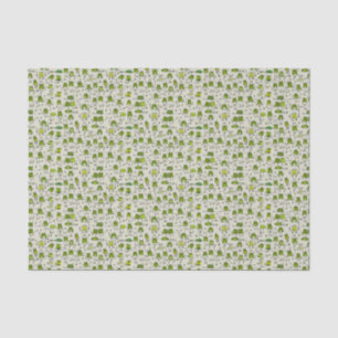 Papel De Seda Sapos Verdes Groovy Sapo do Pino