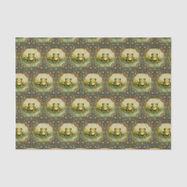 Papel De Seda Sapos Whimsical (Frente )
