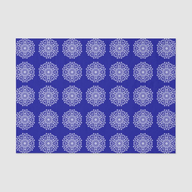Papel De Seda Sapphire Mandala (Frente )