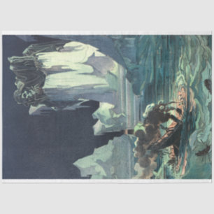 Papel De Seda Sargasso Sea Grim Reaper e Naufrágio do Titanic