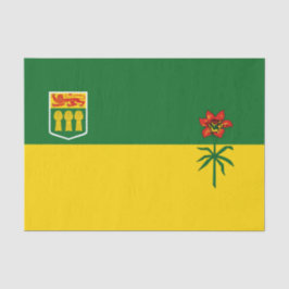 Papel De Seda Saskatchewan Flag