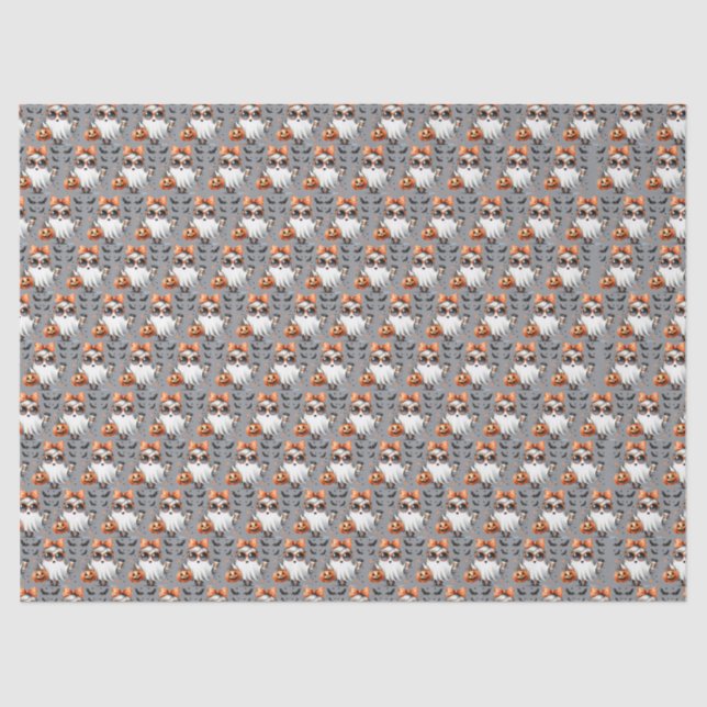 Papel De Seda Sassy Ghost Halloween (Frente )