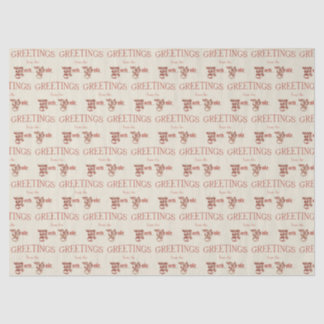 Papel De Seda Saudações do Polo Norte