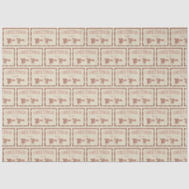 Papel De Seda Saudações do Polo Norte