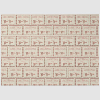 Papel De Seda Saudações do Polo Norte