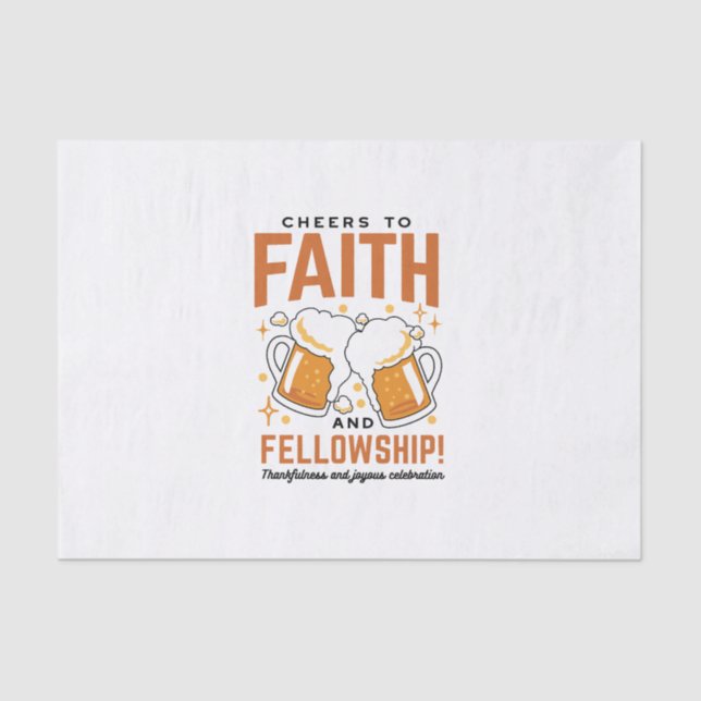 Papel De Seda Saúde e Fellowship - Oktoberfest Tee (Frente )