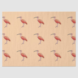 Papel De Seda Scarlet Ibis Bird Happy Birday