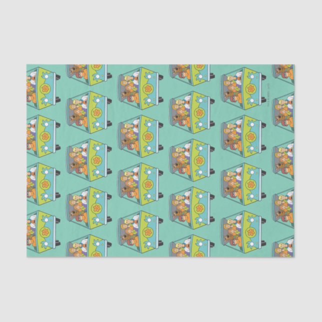 Papel De Seda Scooby-Doo e a Máquina Misteriosa Gang (Frente )