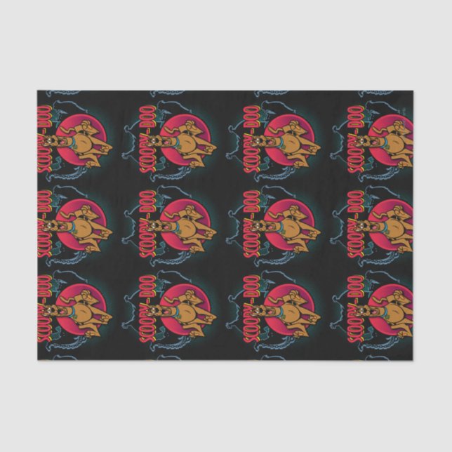 Papel De Seda Scooby-Doo que funciona dos fantasmas gráficos (Frente )