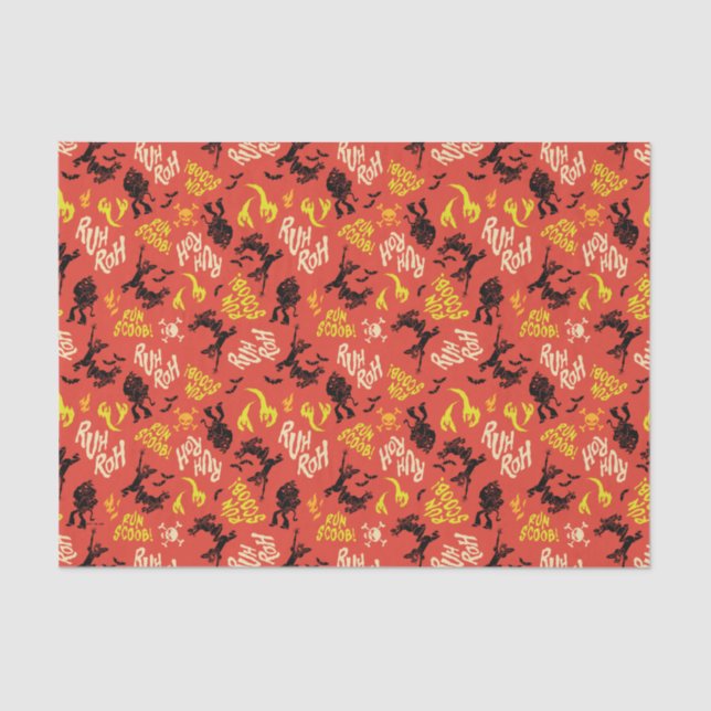 Papel De Seda Scooby-Doo | Ruh Roh Run Scoob! Padrão (Frente )