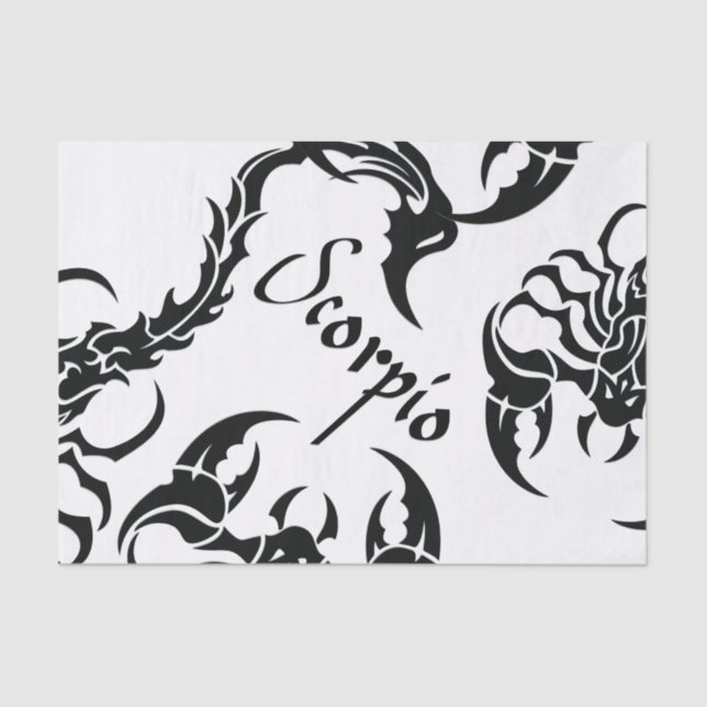 Papel De Seda Scorpio (Frente )