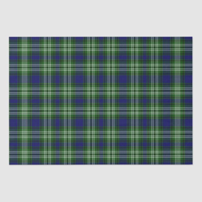 Papel De Seda Scotland Tweedside District Tartan (Frente )