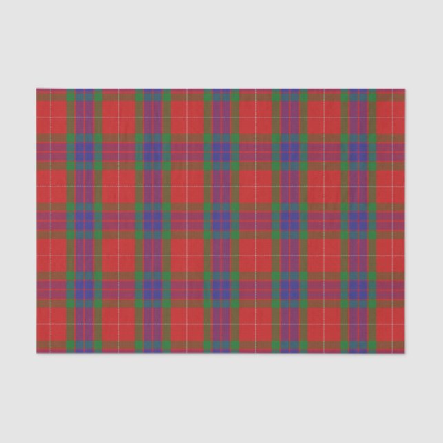 Papel De Seda Scottish Gifts Clan Fraser Tartan (Frente )