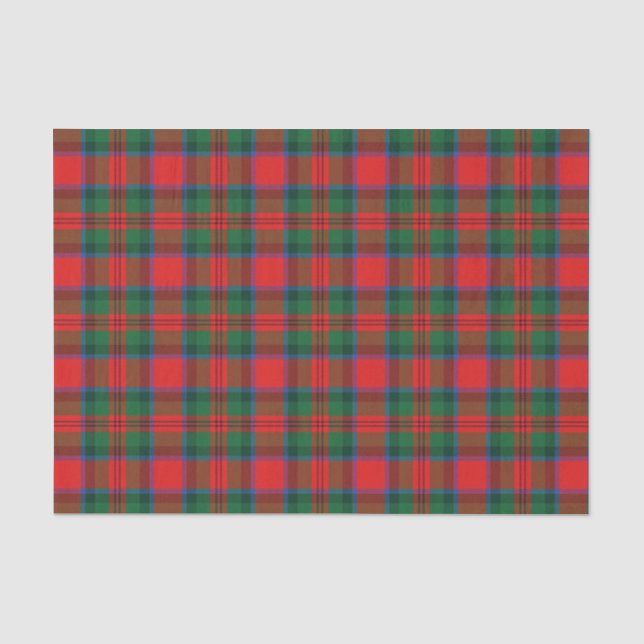 Papel De Seda Scottish Gifts Clan MacDuff Tartan (Frente )