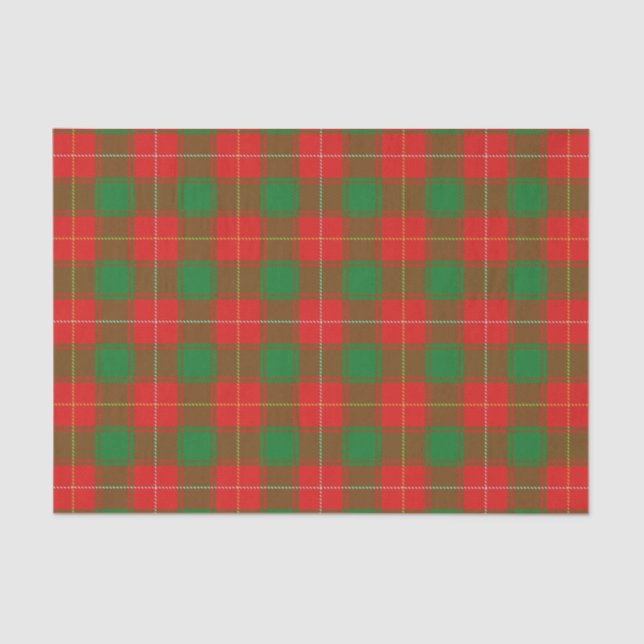 Papel De Seda Scottish Gifts Clan MacFie Tartan (Frente )