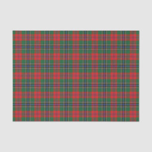 Papel De Seda Scottish Gifts Clan MacLean Red Tartan