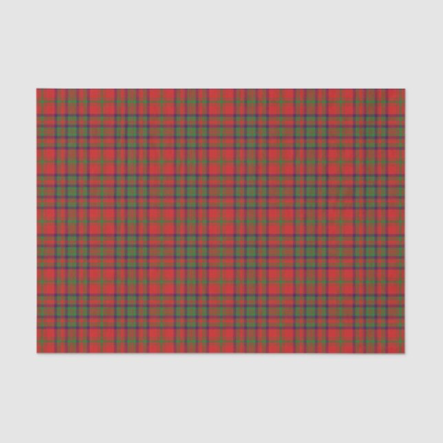 Papel De Seda Scottish Gifts Clan Matheson Tartan (Frente )