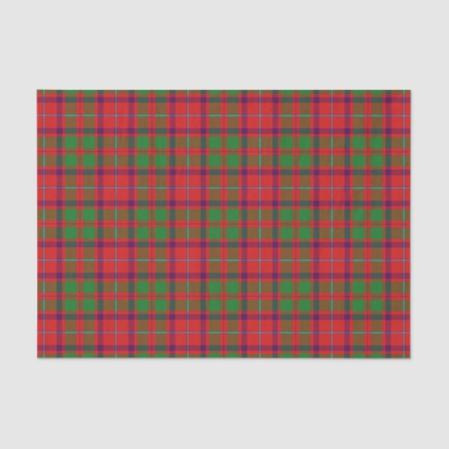 Papel De Seda Scottish Gifts Clan Shaw Tartan (Frente )
