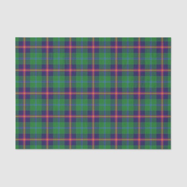 Papel De Seda Scottish Gifts Clan Young Tartan (Frente )