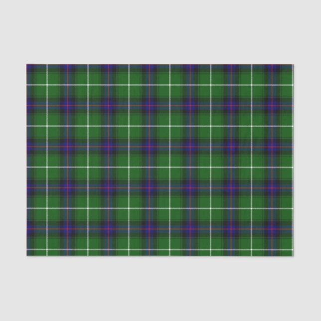 Papel De Seda Scottish MacDonald Tartan (Frente )