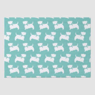 Papel De Seda Scottish Terrier Scotty Dog Puppy Scottie P