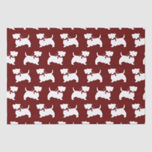 Papel De Seda Scottish Terrier Scotty Dog Puppy Scottie P