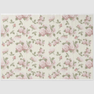 Papel De Seda Scrappy Pink Floral Series Design 6