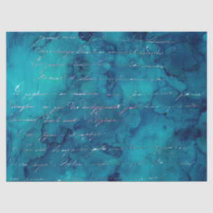Papel De Seda Script iridescente na desvinculação do Abstrato