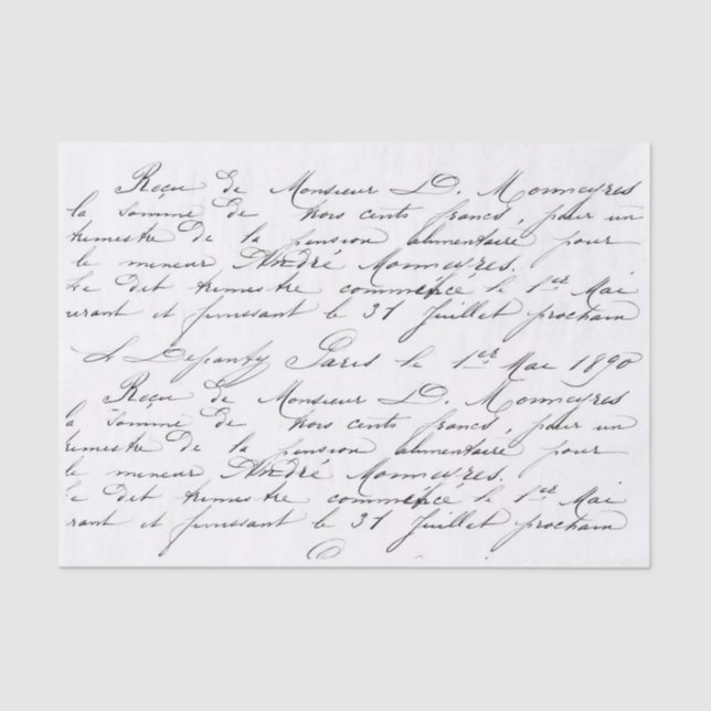 Papel De Seda Script Love! (Frente )