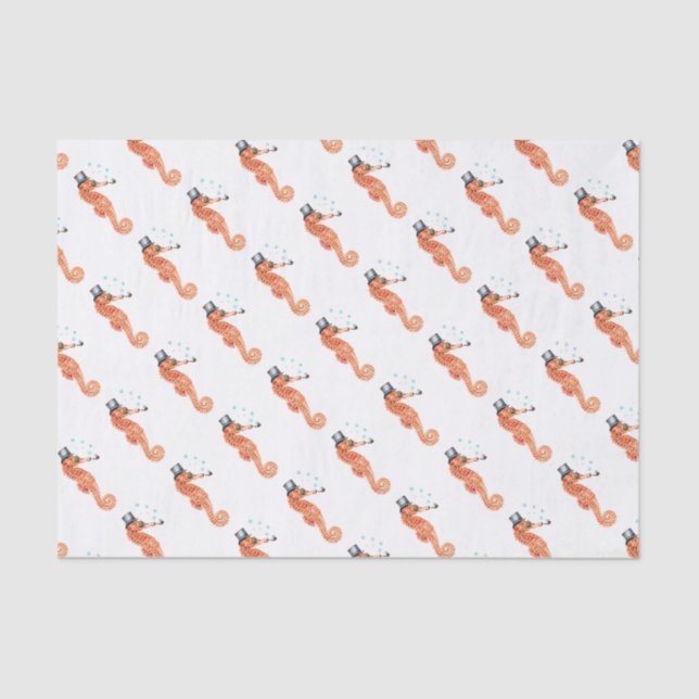 Papel De Seda Seacavalo Steampunk (Frente )