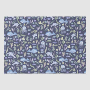 Papel De Seda Sealife Modern Watercolor