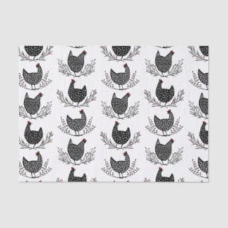 Papel De Seda Seamless chicken pattern