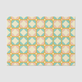 Papel De Seda Seamless retro pattern with rounded squares