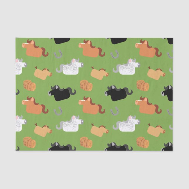 Papel De Seda Segure seus cavalos (Frente )