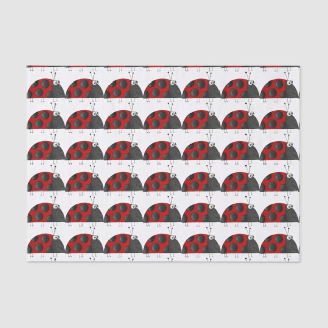 Papel De Seda Seidenpapier joaninha, Decoupage (Frente )