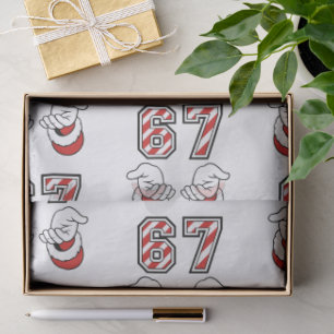 Papel De Seda Seis Sete 67 6 7 Natal Meme Feriado